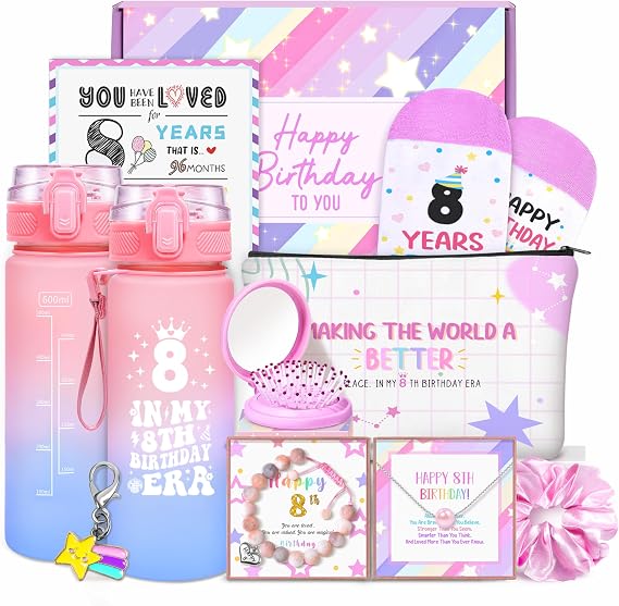 Birthday Gift for 8 Years Old Girl 8 Year Old Girl Ideas Trendy 8th Birthday Gifts for Girls Popular Girly Gifts for Eight Year Olds 8th Birthday Decorations for Teen Girls