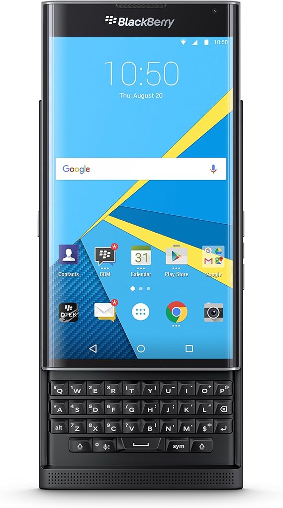 BlackBerry PRIV 32GB 4G Black - smartphones (Single SIM, Android, NanoSIM, EDGE, GPRS, GSM, HSPA+, LTE)