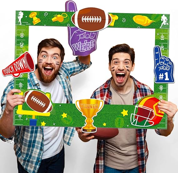 Football Game Photo Frame Party Supplies Decoration Large Size,Football Sport Game Day Party Supplies
