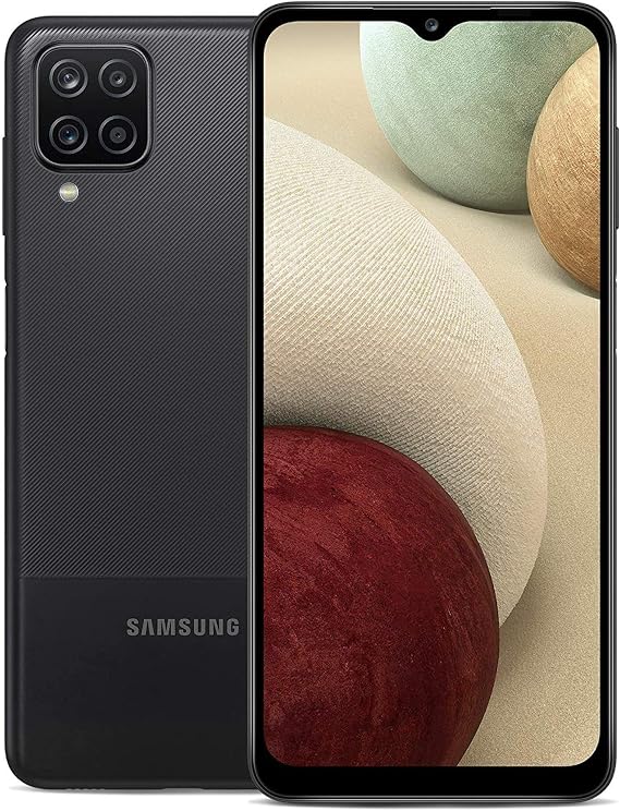 Samsung Galaxy A12 (32GB, 3GB) 6.5" HD+, Quad Camera, 5000mAh Battery, Global 4G Volte (for T-Mobile Only) A125U (Black)