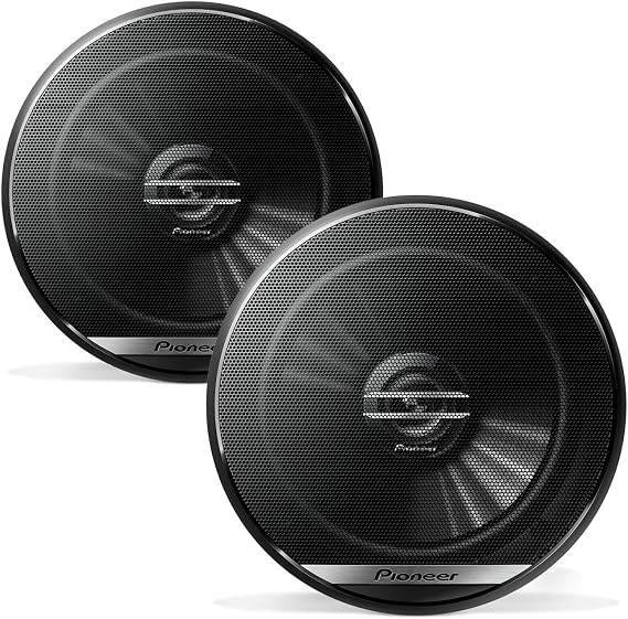 PIONEER G-Series TS-G1620F 6.5" 2-Way Coaxial Car Speakers 300W Max | Great Stock Upgrade, Balanced Sound + Smooth Treble, High-Efficiency Speaker Designed for OEM Power