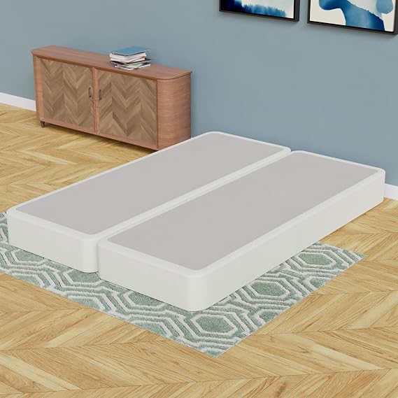 Spinal SOLUTION 8-Inch Split Foundation Box Spring for Mattress, Sensation Collection,Queen Size