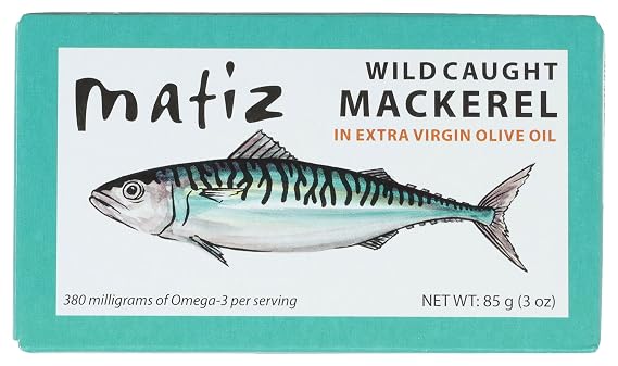 Matiz, Mackerel In Organic Olive Oil, 3 Ounce