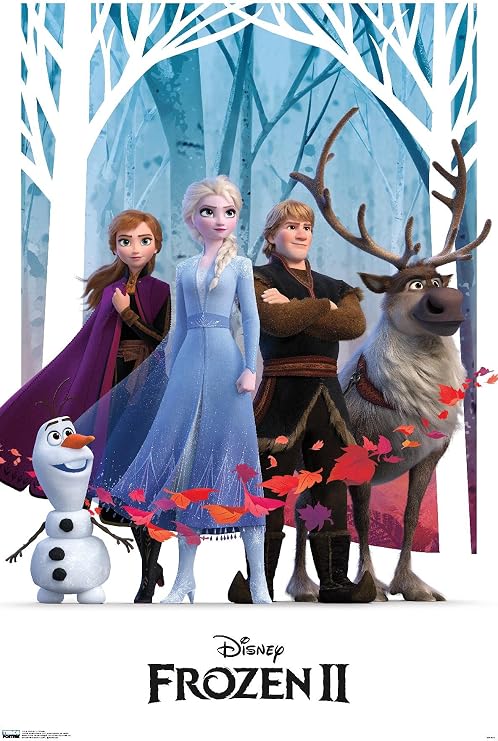 Trends International Disney Frozen 2 - Group Wall Poster, 19L x 13W, Premium Unframed Version