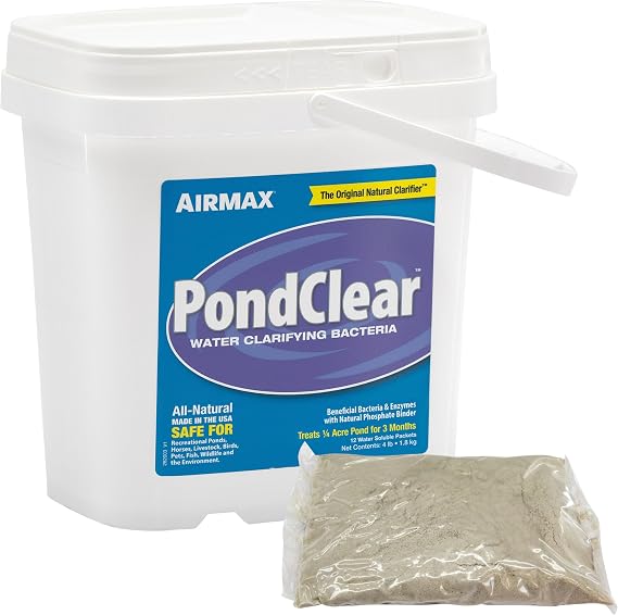 Airmax PondClear Packets Beneficial Bacteria Pond Clarifier, 12-Count
