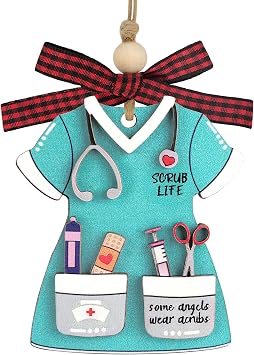 Trinckle Nurse Gifts for Women, Nurse Ornament as Appreciation Gifts for Nurses, NR Graduation Gift for Friends Daughter Sister Coworker