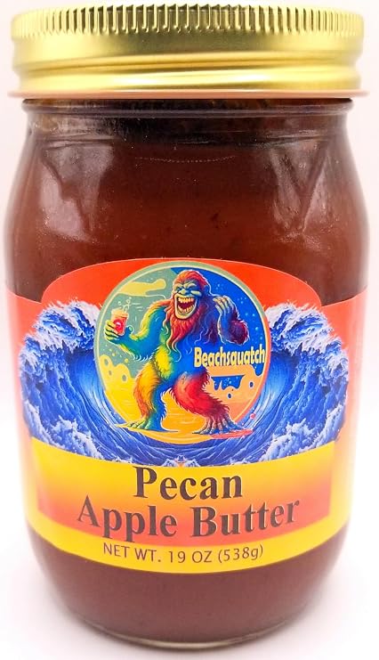 Beachsquatch Apple Pecan Butter, 19 ounce jar