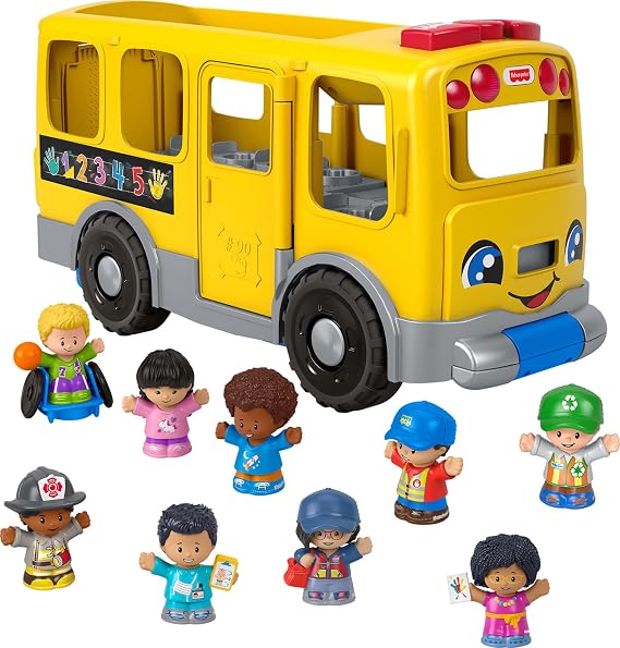 Fisher-Price Little People Big Yellow School Bus, Multilanguage