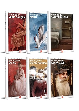 Anton Chekhov Classics Series, Set of 6 Books: Cherry Orchard, Seagull, Sixth Ward, Three Years, Three Sisters, Uncle Vanya