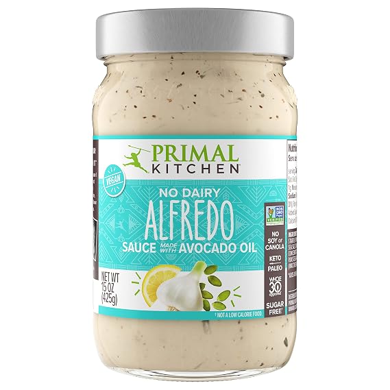 Primal Kitchen, Alfredo Sauce Avocado Oil No Dairy, 454 Gram