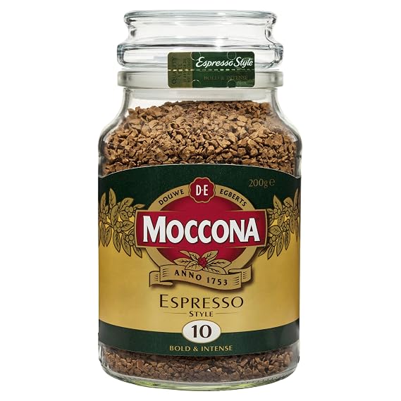 Moccona Freeze Dried Instance Coffee 200g (Espresso Style (Bold & Intense))