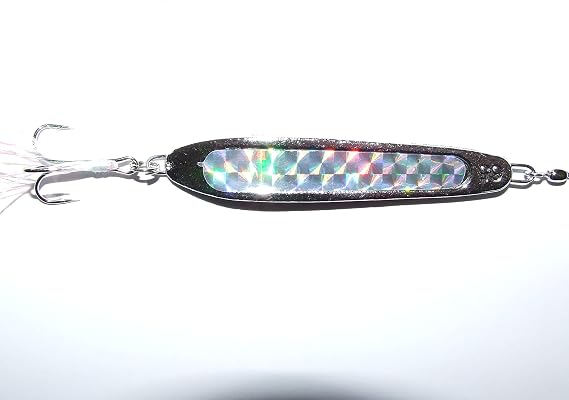 FFT® 65g SILVER HEAD SPINNER LURE MACKEREL BASS COD BOAT KAYAK SEA FISHING…