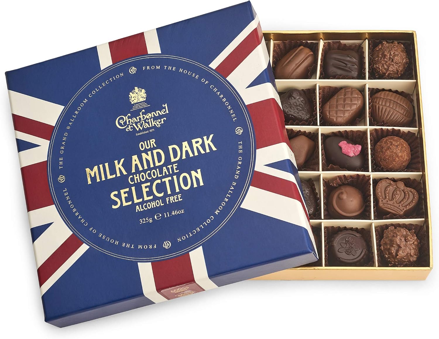 Charbonnel et Walker Union Jack Chocolate and Truffle Selection, 05CWUJ18MD325