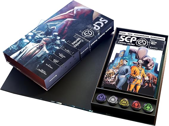 SCP Foundation Comics Box Set + Badge Set