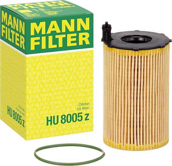 Mann Filter HU 8005 z Cartridge Oil Filter Compatible With Audi A6 (2017), A6 Quattro (2014-2015), A7 Quattro (2014-16), A8 Quattro (2014-2016), Q5 (2013-2016), Porsche Cayenne (2013-2016)