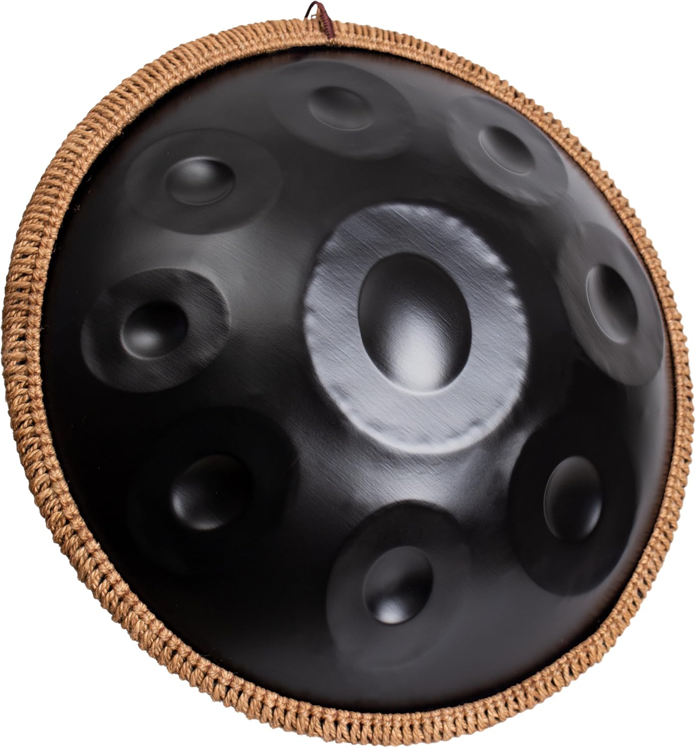 Handpan-Drum for Beginner, Steel Drums 9 Töne 18 Zoll, Handdrum in G-Major, Hand Pan mit Drum-Bag and Handpan Holder, Musical Instruments for Sound Healing, Meditation, Yoga, Black