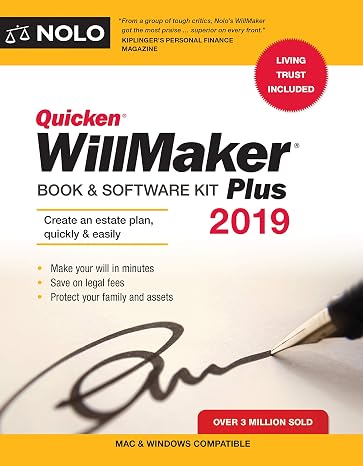 Quicken WillMaker Plus 2019