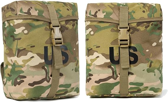 MT 2Pcs US Military MOLLE Medium 900D Sustainment Pouch, Army Utility Pouch