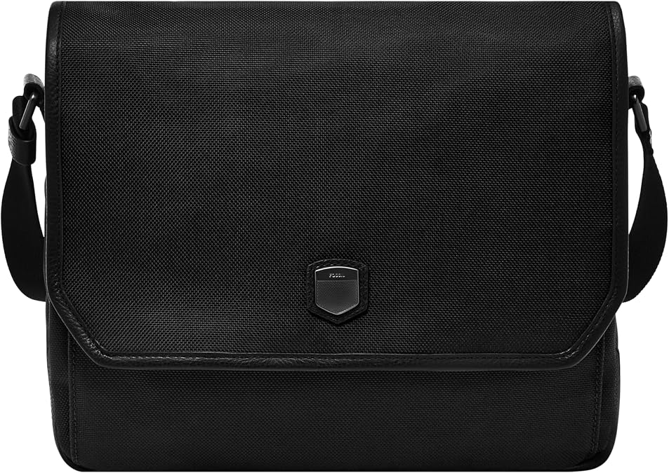 Fossil Men's Hayes Nylon Courier Messenger Bag