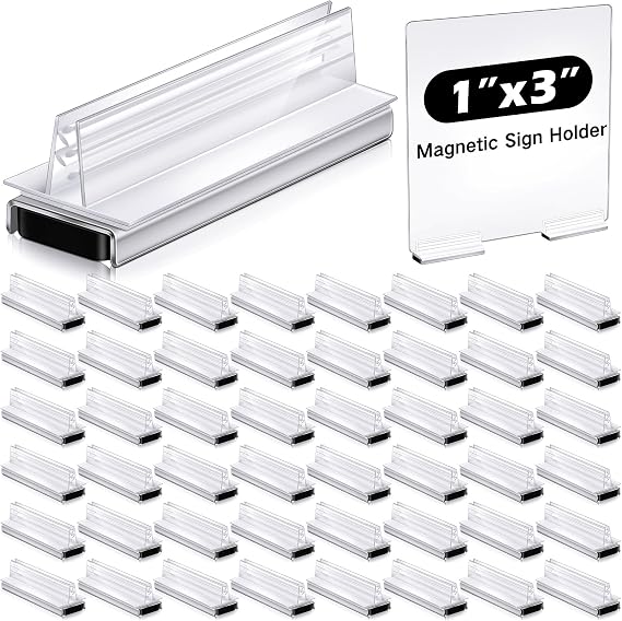 Thyle 24 Pack Magnetic Sign Holder Grip Holder, Powerful Magnet