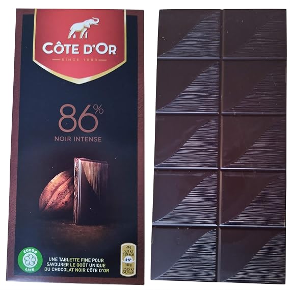 Cote d'Or 86% Noir Brut 100 g