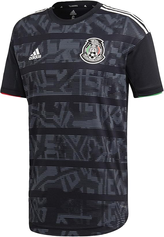 adidas Men's Mexico Authentic Home Jersey 2019 Black/White