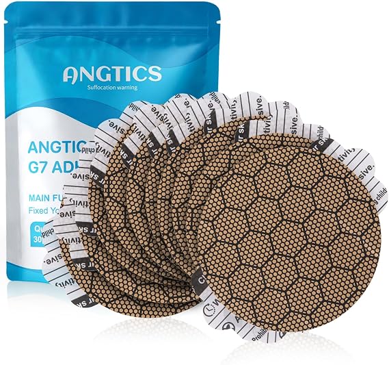 ANGTICS Waterproof Dexcom G7 Over Patches, Graphene CGM Sensor Patches