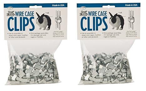 Miller Manufacturing ACC1 Wire Cage Clips (Pack of 2)