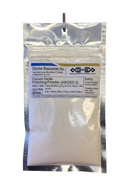 Cerium Oxide Polishing Powder, 100G, TREO 99% (HXCEO-2)