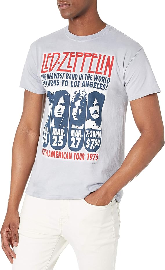 Liquid Blue Men's Led Zeppelin Hermit Short Sleeve T-Shirt