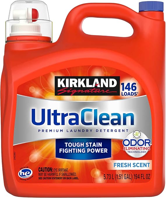 Kirkland Signature Ultra Clean Premium Laundry Detergent with 2X Concentrate