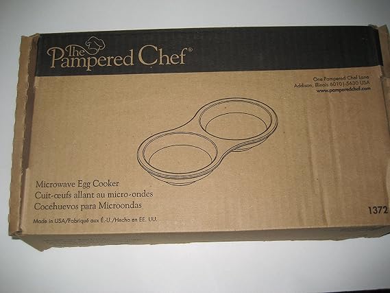 The Pampered Chef Microwave Stoneware Egg Cooker