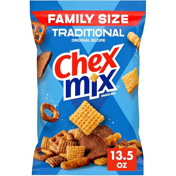 Traditional Chex Mix, Original Recipe, Family Size, 12.5 oz