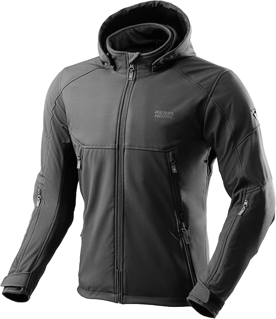 REBELHORN Men's Slash Motorcycle Jacket