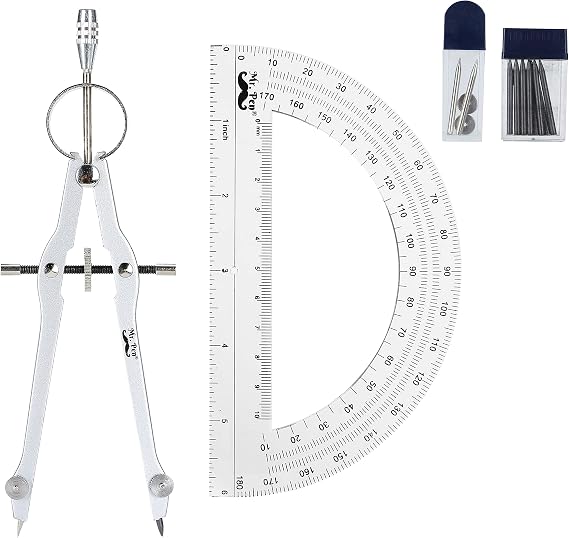 Mr. Pen- Protractor and Compass Set, Compass Protractor Set, Protractor