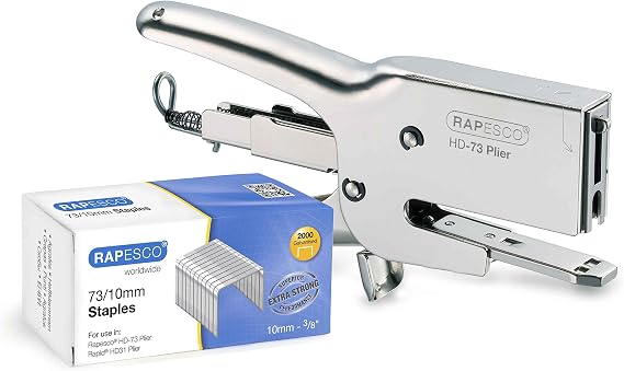 Rapesco 1305 Heavy-Duty HD-73 Plier Staple, 2000 Type 73/10 mm Staples