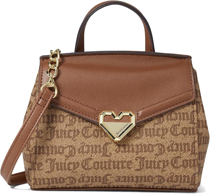 Juicy Couture Modern Chic Crossbody Oversized Gothic Status Chestnut Chino One Size