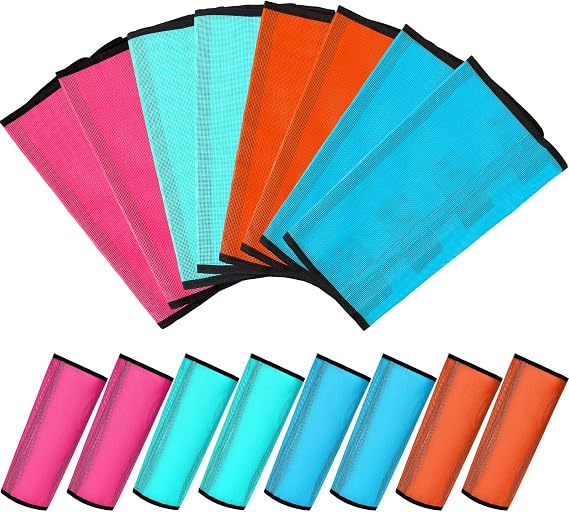 Sweetude16 Pcs Mesh Fly Boot for Horse, Orange, Pink, Blue and Dutch Green, | Breathable Mesh Horse Boots, Protective Leg Wraps, Preventing Flies and Mosquitoes Bites