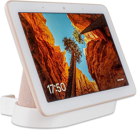 Wall Mount for Google Nest Hub 1st Gen, White Nest Hub Wall Bracket - Made in UK