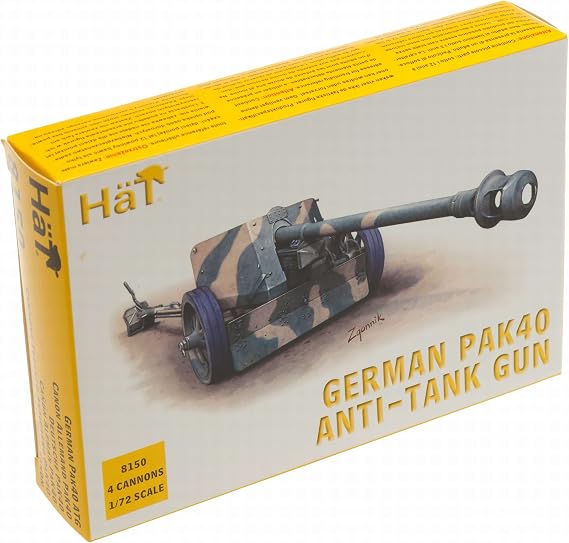 Faller HaT 8150 German Pak 40 ATG Anti-Tank Gun 75 mm