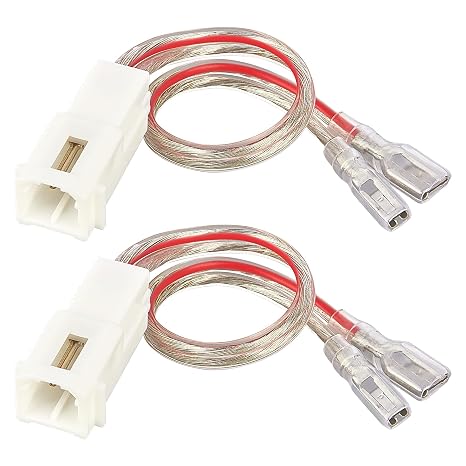 72-7902 Front Dash Tweeters Speaker Wiring Harness Adapter for Dodge Ram Jeep Chrysler 2005-2022, Copper, 7 Inches, 2PC