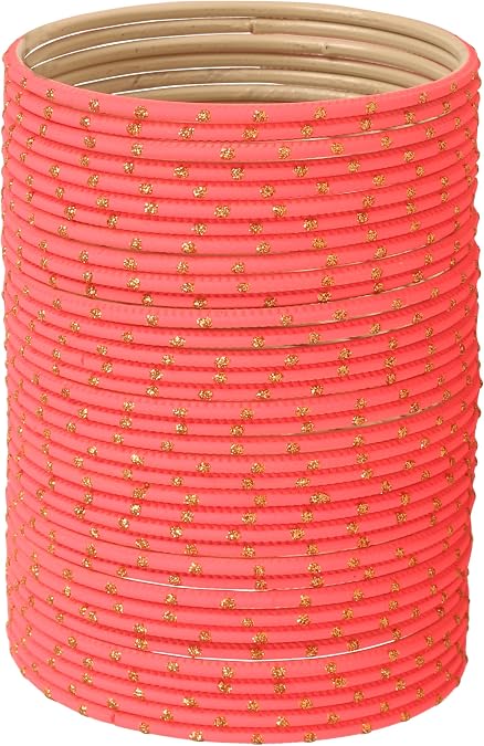 Touchstone Colorful Bangle Collection Indian Bollywood Alloy Metal Golden Glaze Wrist Enhancing Designer Jewelry Bangle Bracelets for Women.