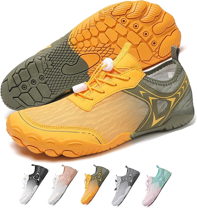 Hike Barefoot Shoes Women Men,Water Footwear Unisex,Non-Slip Wide Toe Box Outdoor Athletic Running Shoe for Yoga Beach Aqua Swim Surf Hiking