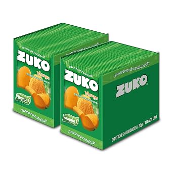 Zuko Instant Beverage Drink Mix, Flavor Mango Powdered, No Added Sugar Needed, 48 Ct Individual Packets
