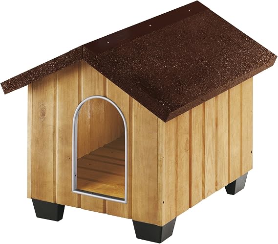 Ferplast Domus Wooden Roofed Kennel Large 81x102x78 Cm