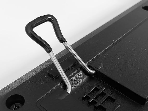 Computer Keyboard Feet Replacement 2 Pcs - Rubber Grip Small Ergonomic Tilt Stand Clips to Prop Up Keyboard Legs - for Logitech K120, K260, K270, K330, K345, K350, K360, K520, K835, K850 and More