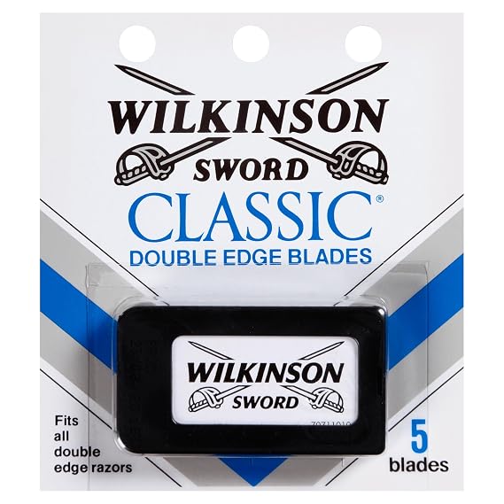 Wilkinson Sword Double Edge Safety Razor Blades Refills, 5 ct