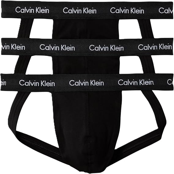 Calvin Klein Men's Cotton Stretch 3-pack Jock Strap Jock Strap (pack of 3)