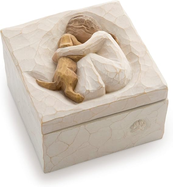 Willow Tree True Keepsake Box, Sculpted Hand-Painted Bas-Relief Box