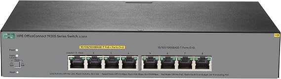 HPE Officeconnect 1920S 8G Ppoe+ 65W Switch